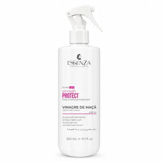 Spray Vinagre de Maçã Essenza - Equilibra pH Acidificante Capilar Trata Porosidade e Pontas Secas 300ml