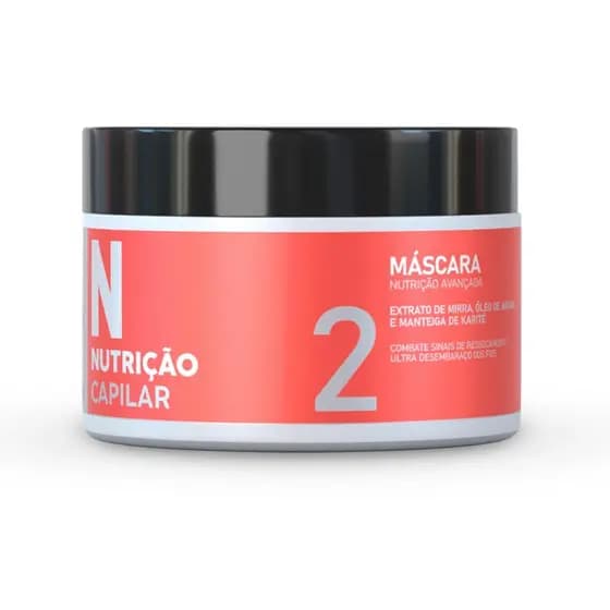 Mascara Nutrição Capilar Essenza 300g - Repoe Oleos Esasenciais Trata Cabelos Secos e Porosos
