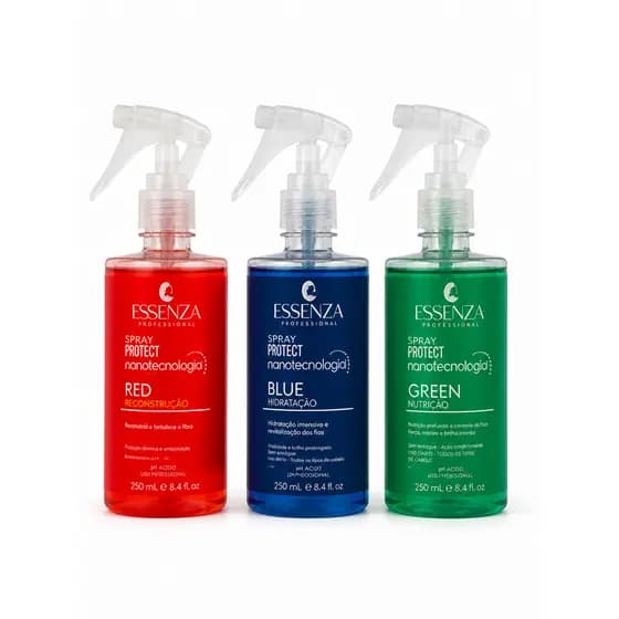 Kit 3x Nano Tecnologia Capilar 250ml - Potencializadores de Tratamentos e Alisamentos