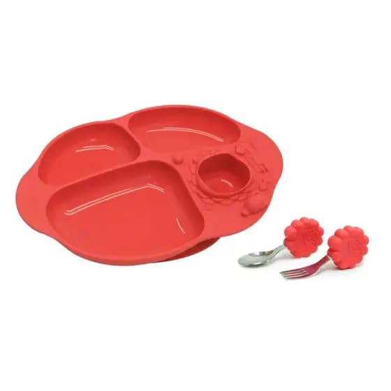 Kit P/ Alimentação de Bebê com 4 Divisórias Leão Marcus & Marcus