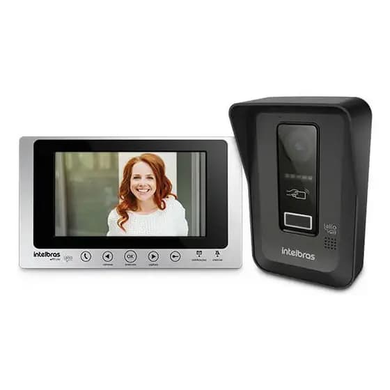 Vídeo Porteiro Intelbras Allo WT7 Wifi Preto 4520058