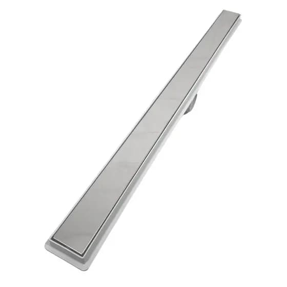 Ralo Linear 5x80 Banheiro Invisível Oculto inox Coletor Cinza Saídas 40mm (5cm x 80cm)