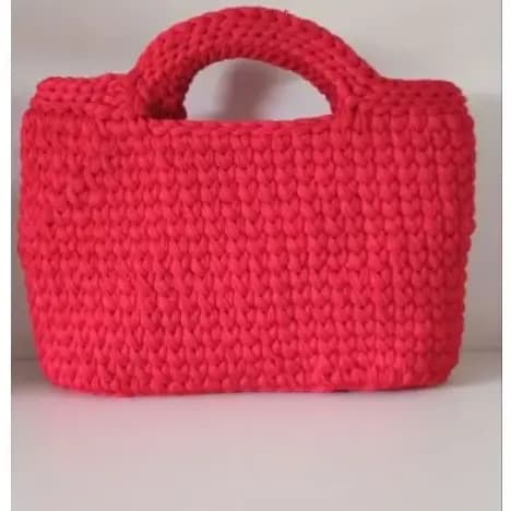 Bolsa de mão fio de malha
