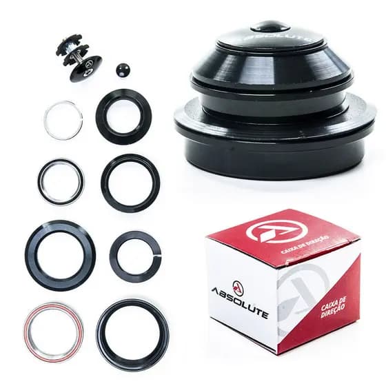 CAIXA DE DIREÇÃO SEMI-INTEGRADO ABSOLUTE B330 – QUADRO TAPERED 44/55MM / ESPIGA CÔNICA OU RETA - ROLAMENTO SELADO
