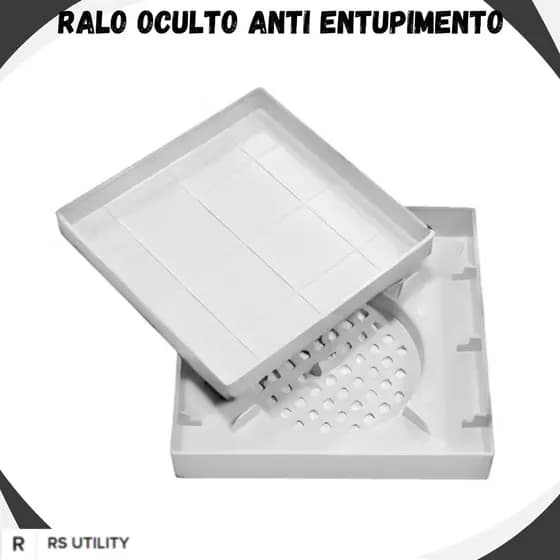 Ralo 15x15 Protetor de Ralo Banheiro Anti Entupimento Anti Odor Ralo Oculto Filtro de Cabelo Universal We