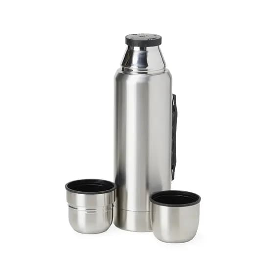Garrafa Térmica 1L de Aço Inoxidável com Isolamento a Vácuo
