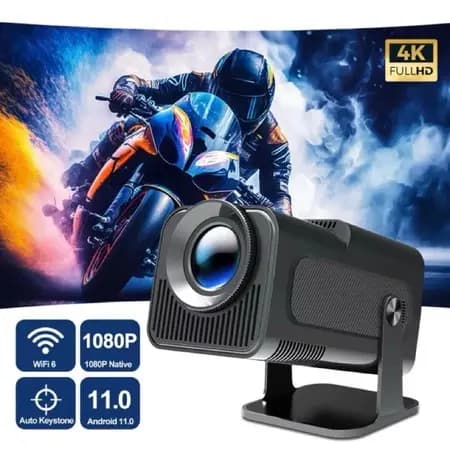 Projetor Android Wi-Fi HD - Hy320 com Espelhamento Celular, 390 ANSI