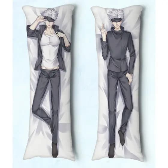 Travesseiro Dakimakura Satoru Gojo Jujutsu Kaisen 1,60x55cm