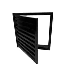 Porta Alçapão - 60X60 60X70 60x80 - Branco e Preto