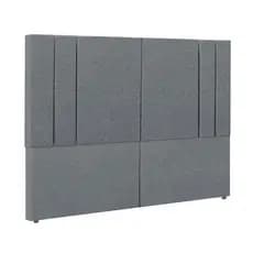 Cabeceira de Cama box com pé Tulipa em Linho/ Courino ou Suede