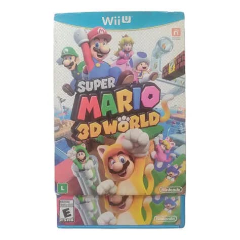 Super Mario 3d World Wii U + Luva Completo Perfeito, Americano