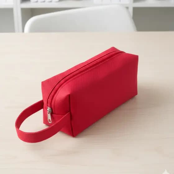 Kit 20 Necessaire Estojo Com Alça Feminina Masculina Nylon 600 Organizadora Premium Varias Cores Com Nfe Envio Imediato