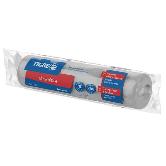 Rolo de Lã para Pintura Econômico 23 cm Tigre 1312