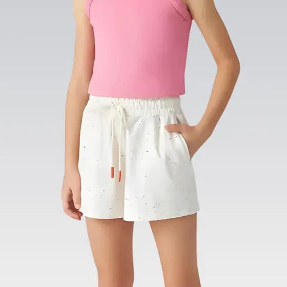 Shorts Hering Básico Infantil Menina Botonê Confortável