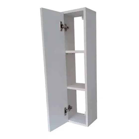 Armário c\Porta Nicho Mdf Branco Com prateleiras Banheiro Quarto Toalha Decoração