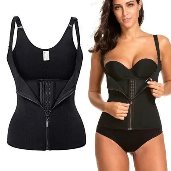 Cinta Modeladora de Barriga e Cintura com Dupla Compressão Ajustável