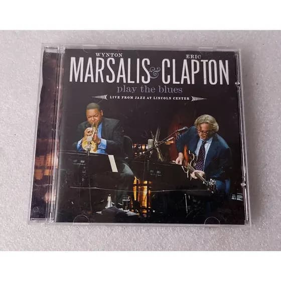 CD Wynton Marsalis & Eric Clapton Play The Blues - Usado