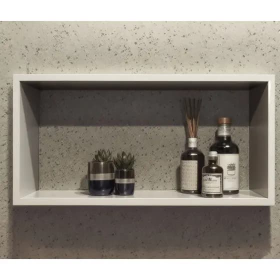 Nicho decorativo 100% em MDF para Banheiro 60x25cm