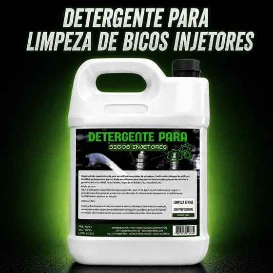 Detergente Para Limpeza De Bicos Injetores Cuba 5l