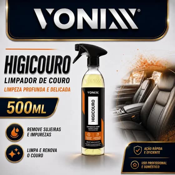 HIGICOURO LIMPADOR DE COURO 500ML VONIXX