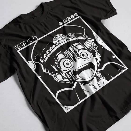 Camisa Toilet Bound Hanako Kun 100% Algodão Camiseta Anime Jibaku Shounen