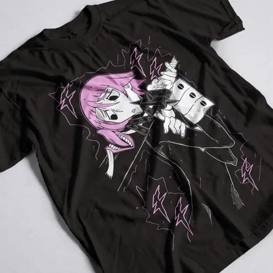 Camisa Soul Eater Crona V2 Camiseta Anime Unissex 100% Algodão Premium