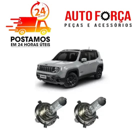 PAR LÂMPADAS H4 AVIONIX FAROL JEEP RENEGADE 2016 A 2020
