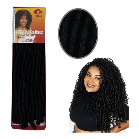 Cabelo Cacheado Nina Softex Crochet Braid Original