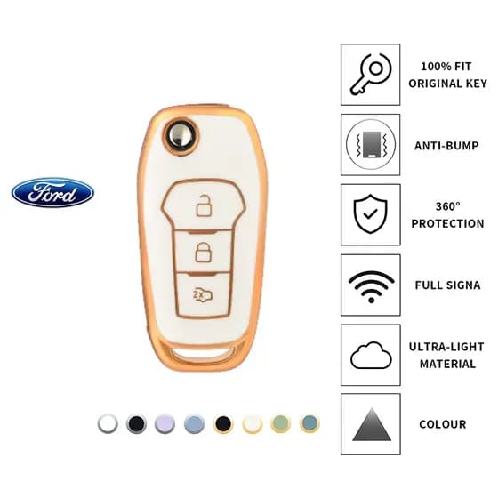 Capa Para O Ford Everest TPU keyfob Fob Focus Ecosport Fiesta Explorer Ranger Wilktrack F150 F250