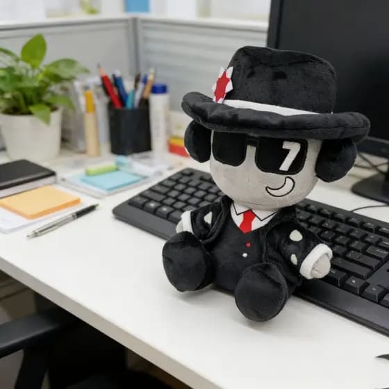 Boneco de Pelúcia Foraken Chance de 21cm, Brinquedo Macio para Fãs, Meninos, Meninas e Crianças, Presente de Aniversário