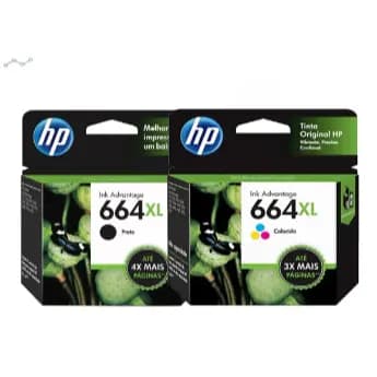 Cartuchos Para 2136 2676 Kit 2 Originais Preto + Colorido Hp