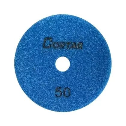 KIT C/ 10 Discos Diamantado De Polimento Brilho DÁgua GR50 62145 Cortag