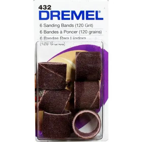 Lixa Tubo 1/2" Grão 120 Dremel (432) - 2615000432