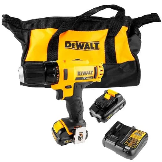 Parafusadeira/Furadeira 3/8" Bateria 12v Dewalt Dcd710d2-Br