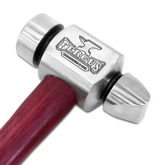 Martelo de Forjar Pena para ferreiro ferrador cuteleiro, forjar guarda casco aço 4140 temperado