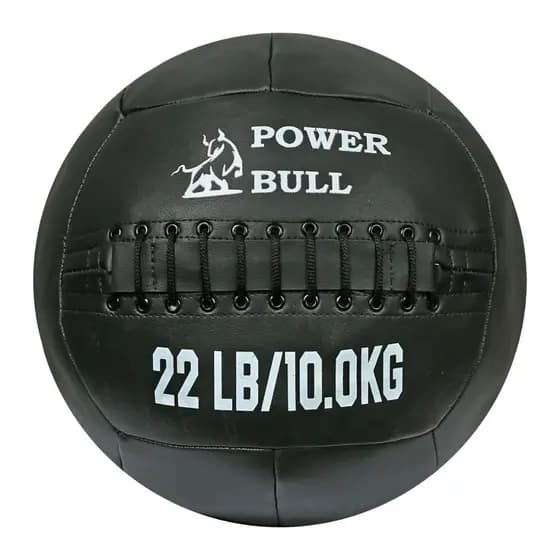 Wall Ball 10kg Premium – Bola de Peso Couro Eco para Treino Funcional, CrossFit e Academia