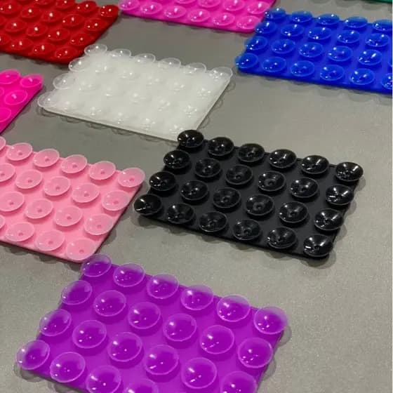 Suporte de Silicone Com Ventosa Para Celular 6CM ➡ 9CM ⬆