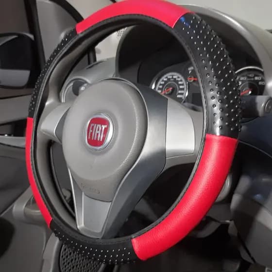 Capa Protetora de Volante Automotivo com Massageador Universal 38cm Emborrachado