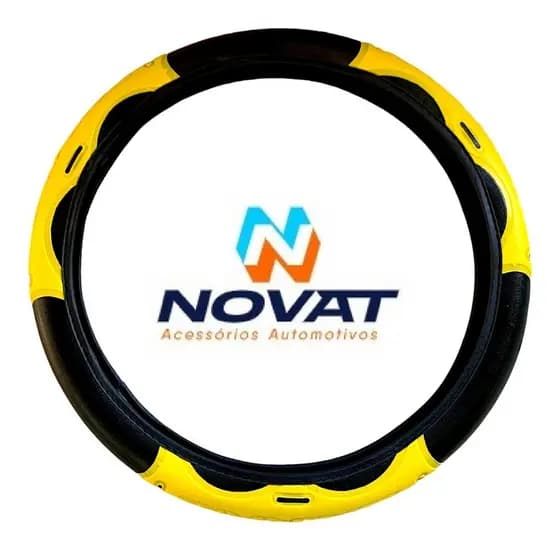 Capa de Volante Universal para Carros de Passeio Antiderrapante Flexível Tunning