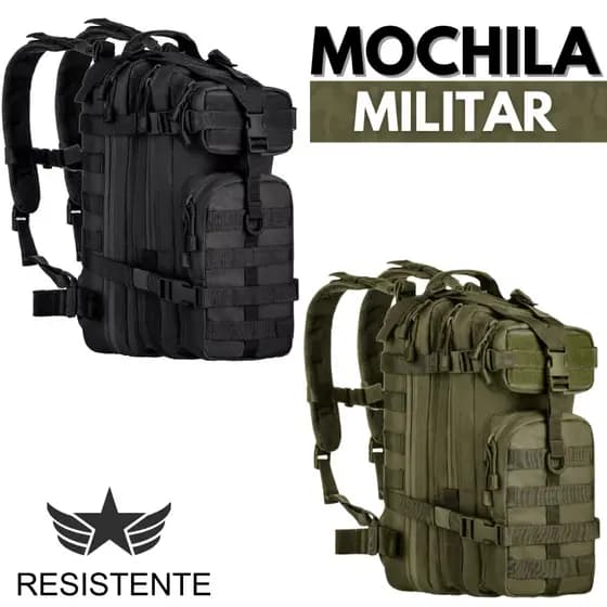 Mochila Militar Tática 30 Litros Impermeável Reforçada Trilha Masculina Feminina Camping