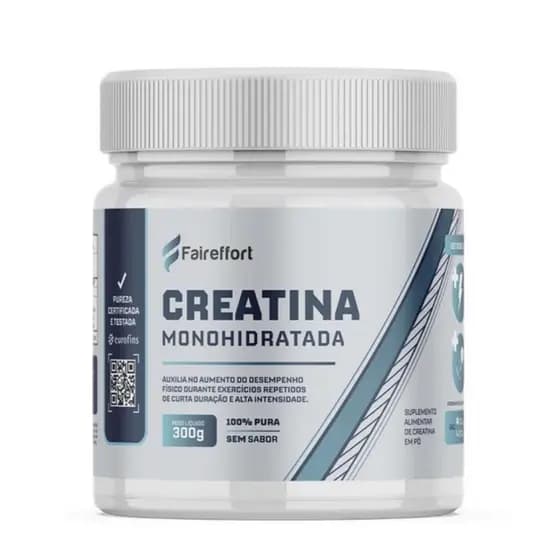 Creatina 100% Pura Faireffort (c/Laudo Eurofins) 300g - Opção de Galão