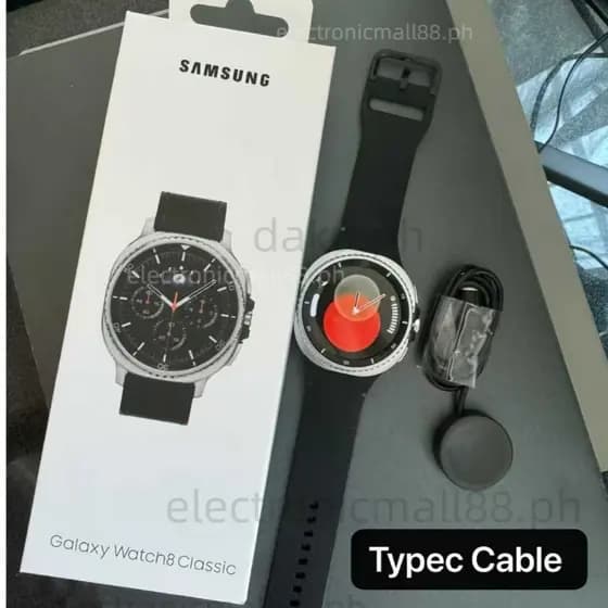 Galaxy Watch 8 Classic Smart 46mm 1.43 Polegadas Tela AMOLED Carregamento Sem Fio Smartwatch Esportivo Para Homens E Mul