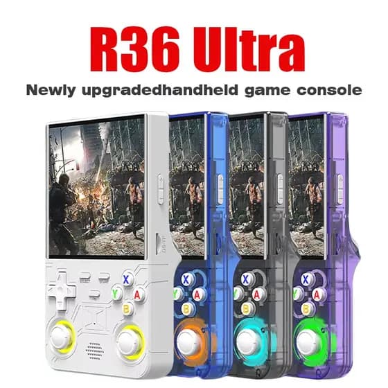 Novo console De Jogos Portátil ultra Retrô R36 , Sistema Linux De Código Aberto De 4.0 Polegadas , 128 Gb , Reprodutor D