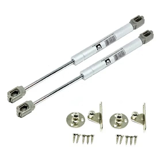 Kit 2 Pistão para Porta de Armário e Moveis Abre para Cima com Amortecedor Gás 100n