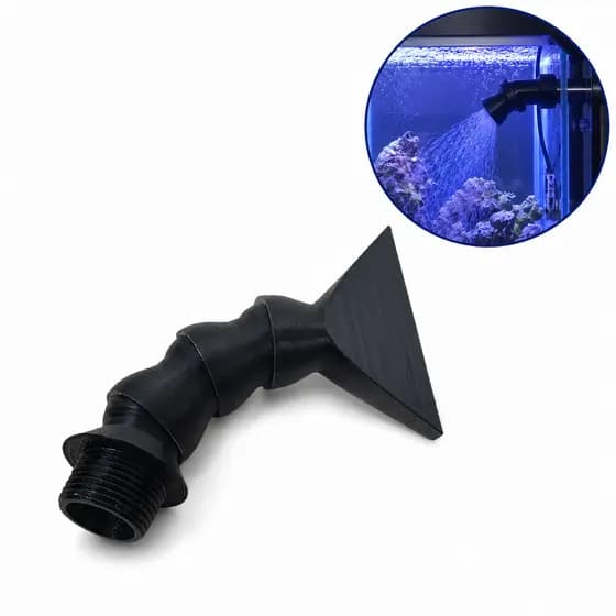 Locline 3/4 Aquário 2 Gomos Bico Pato Direcionador Fluxo Água ABS