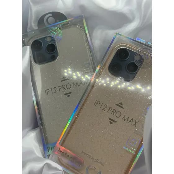 capinha transparente com brilho iPhone 12 Pro Max