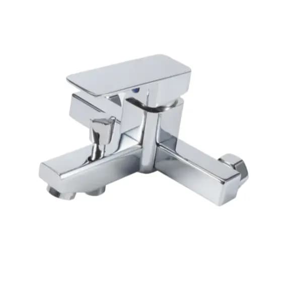 Torneira Monocomando para Banheira – Água Quente e Fria, Design Moderno em Acabamento Cromado