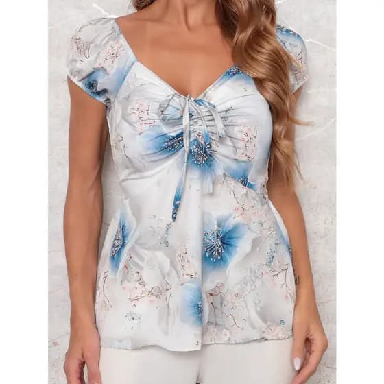 Blusa Feminina Estilo Vestido com Modelagem Elegante e Confortável