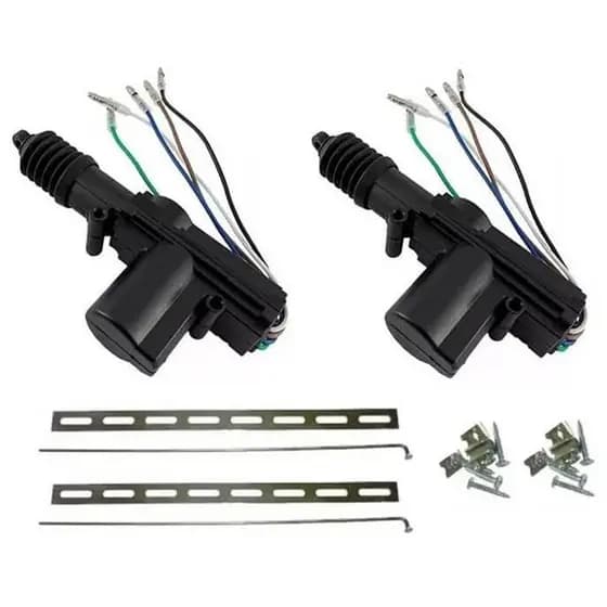 Par Motor Trava Elétrica 5 Fios Mestre 12 Volts Universal Golden Cabo
