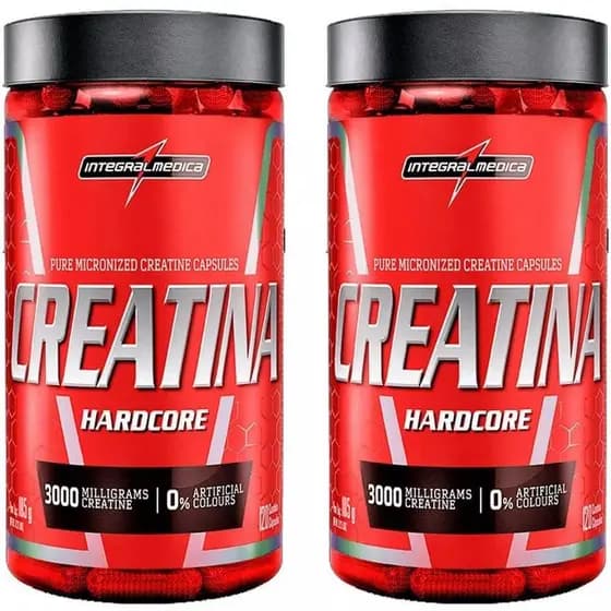 Kit 2x Creatina 120 Cápsulas cada - IntegralMédica